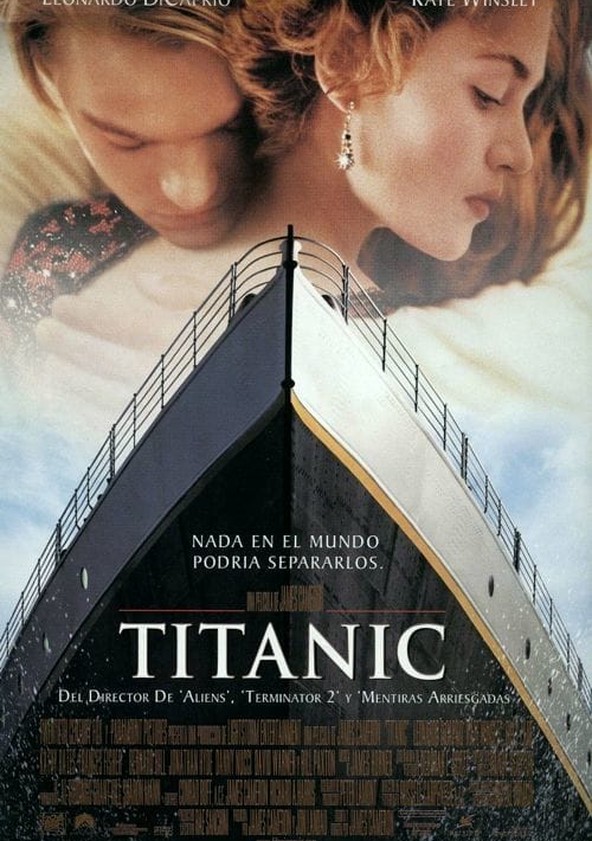 Dónde puedo ver la película Titanic Netflix, HBO, Disney+, Amazon