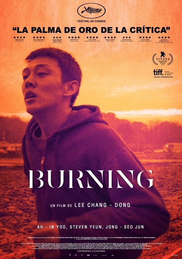 Información varia sobre la película Burning