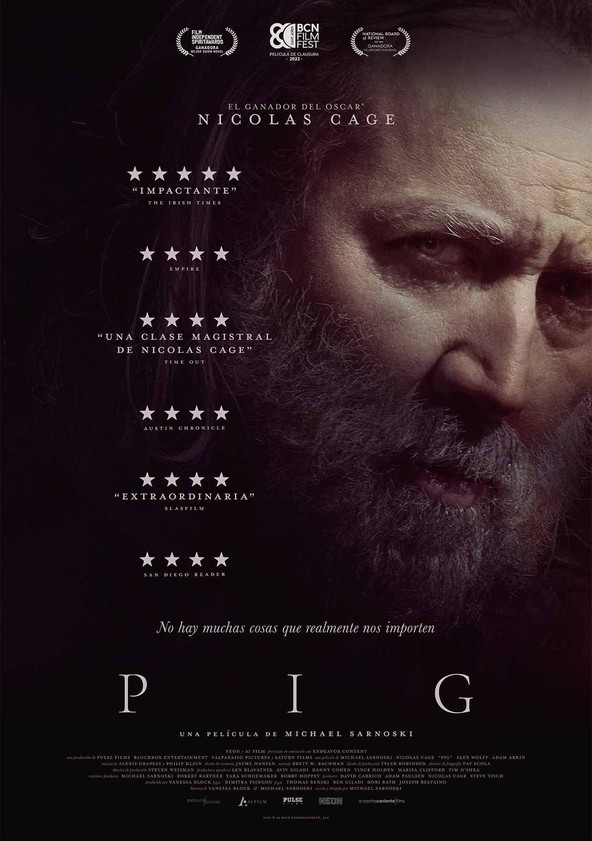 Información varia sobre la película Pig