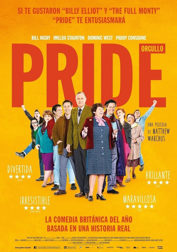 Dónde puedo ver la película Pride (Orgullo) Netflix, HBO, Disney+, Amazon