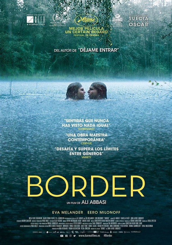Dónde puedo ver la película Border Netflix, HBO, Disney+, Amazon