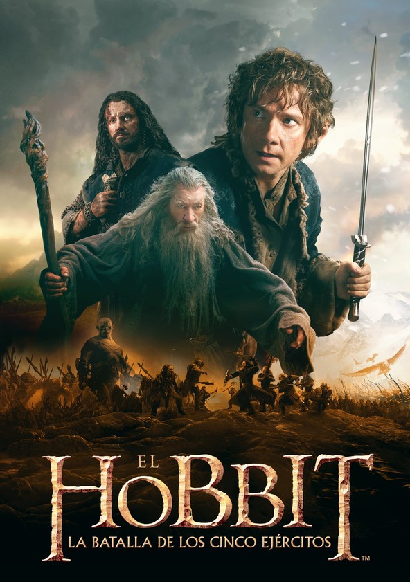 Dónde puedo ver la película El hobbit: La batalla de los cinco ejércitos Netflix, HBO, Disney+, Amazon