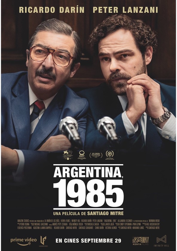 Información varia sobre la película Argentina, 1985