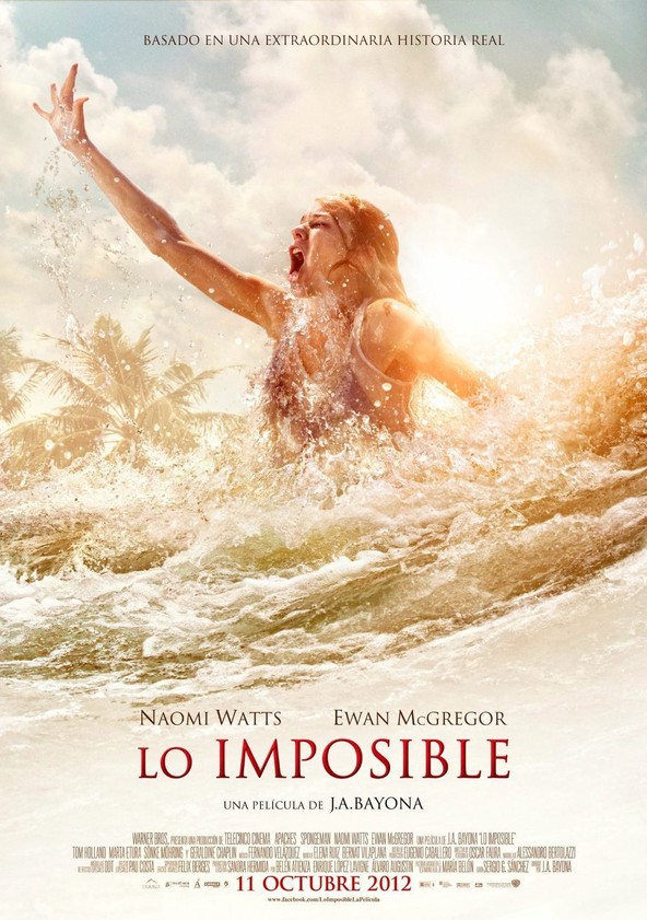 Información varia sobre la película Lo imposible