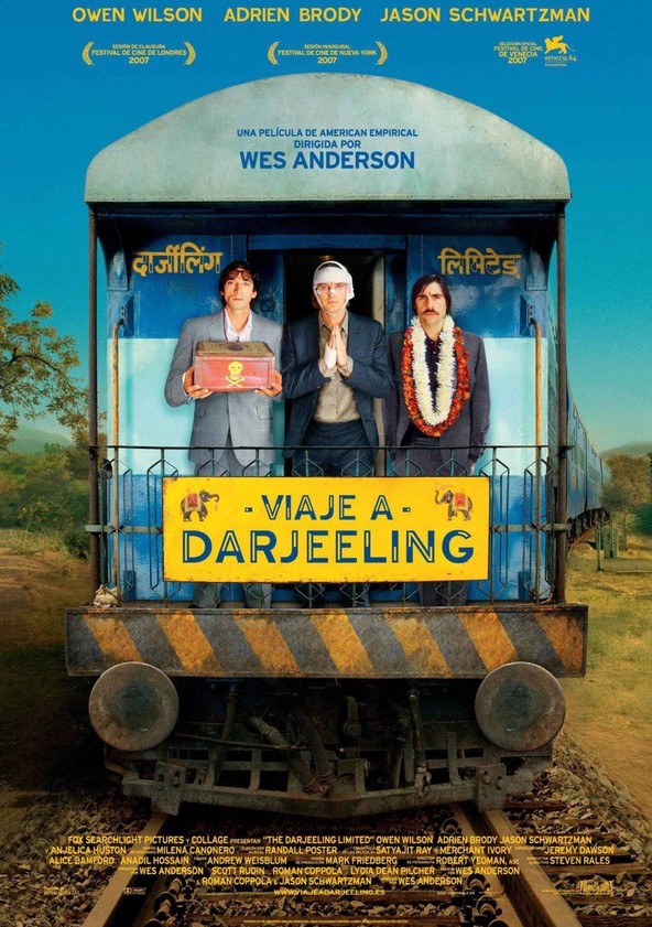 Información varia sobre la película Viaje a Darjeeling