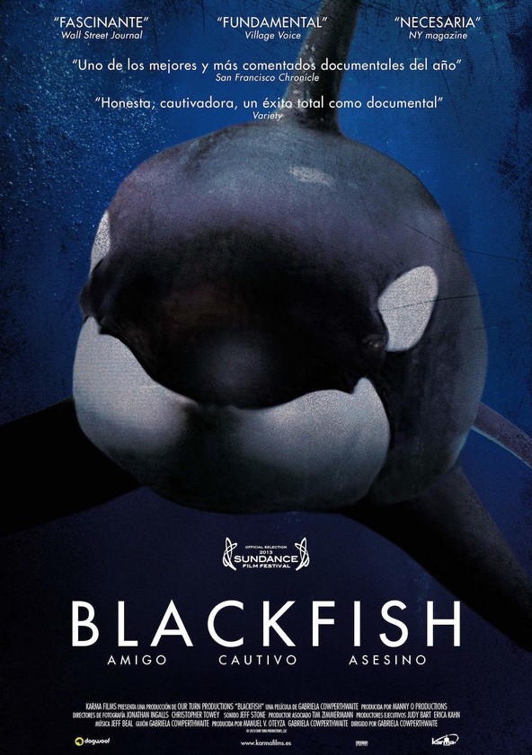 Información varia sobre la película Blackfish