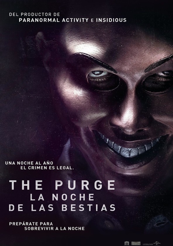 Información varia sobre la película The Purge: La noche de las bestias