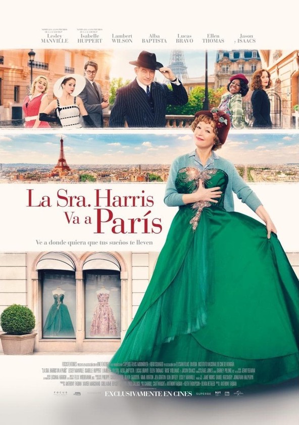 Información varia sobre la película El viaje a París de la señora Harris