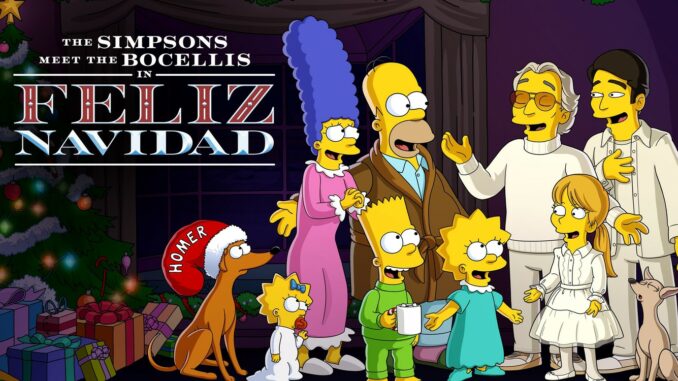 Película Los Simpson conocen a los Bocelli en Feliz Navidad (2022)